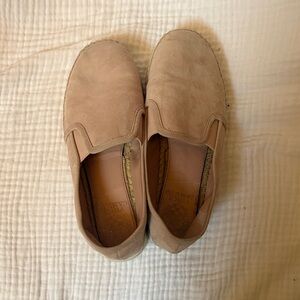 Vince Camuto Beige Suede Women's Flats